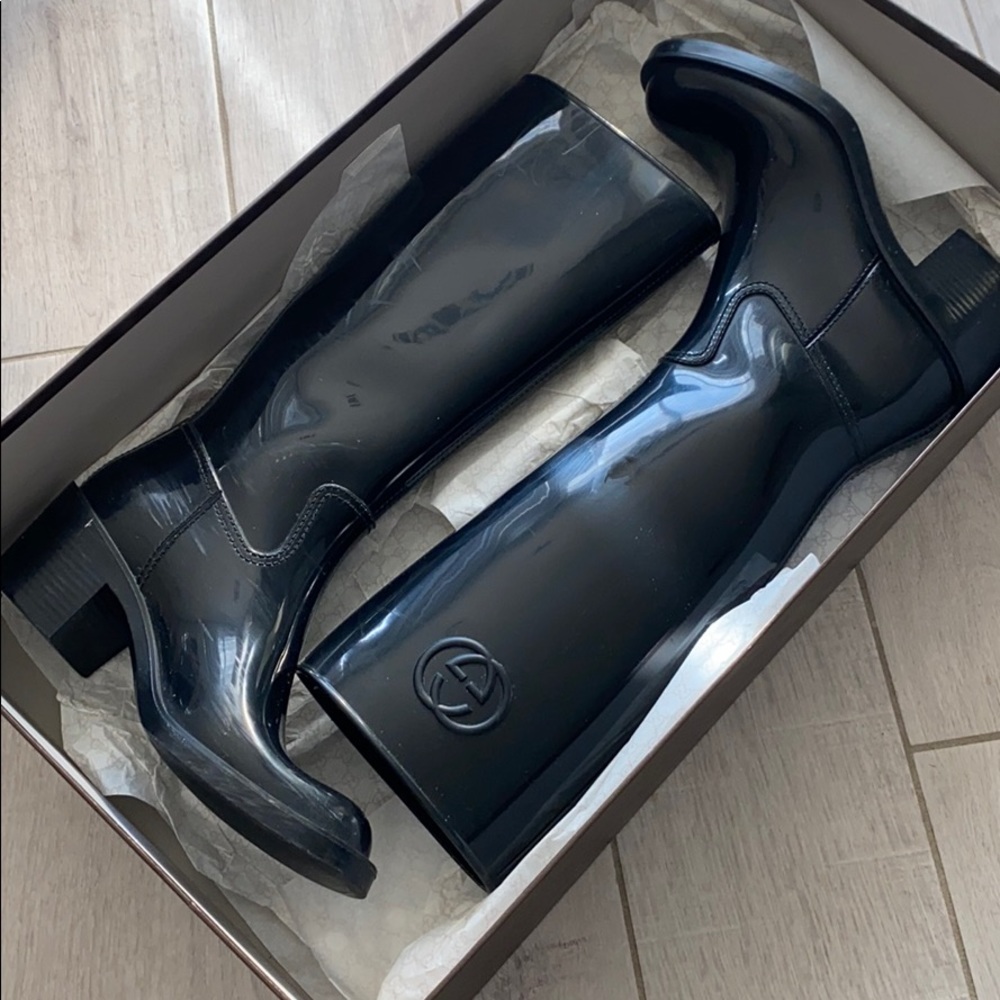 Gucci rain boots